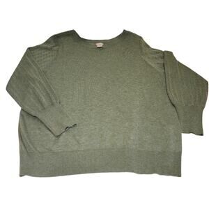 Soft Sage Luxe – Chico’s Light Green Sweater (XL)